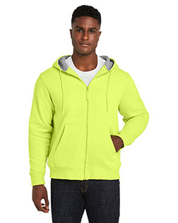 Harriton M711T  Men's Tall ClimaBloc™ Lined Heavyweight Hooded Sweatshirt at GotApparel
