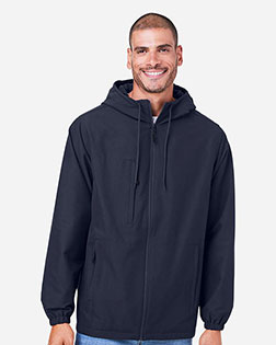 Harriton M73 Unisex Flex Twill Hooded Jacket at GotApparel