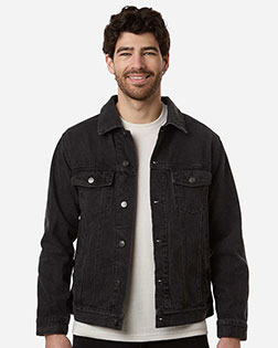 Harriton M75 Unisex Cooper Denim Jacket at GotApparel