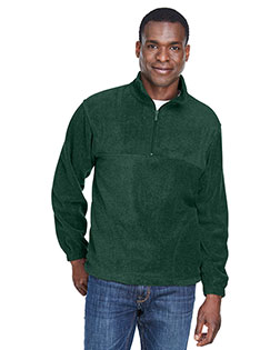 Harriton M980 Men 8 oz. Quarter-Zip Fleece Pullover at GotApparel