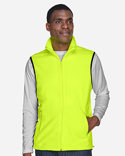 Harriton M985 Men 8 Oz. Fleece Vest at GotApparel