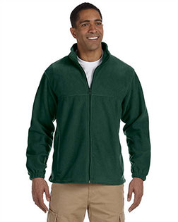 Harriton M990T Men Tall 8 Oz. Full-Zip Fleece at GotApparel
