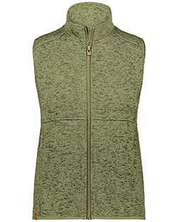 Holloway 223742  Ladies Alpine Sweater Fleece Vest at GotApparel