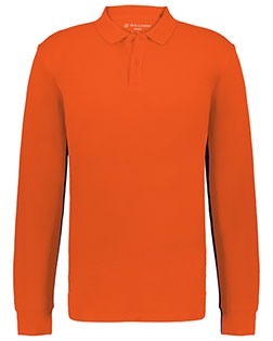 Holloway 226177 Core Cotton Long Sleeve Polo at GotApparel