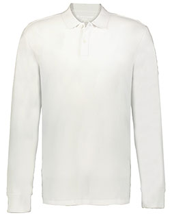 Holloway 226177 Core Cotton Long Sleeve Polo at GotApparel
