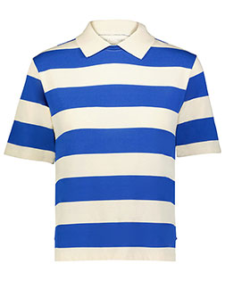 Holloway 226302 Ladies Prep Street Rugby Crop at GotApparel