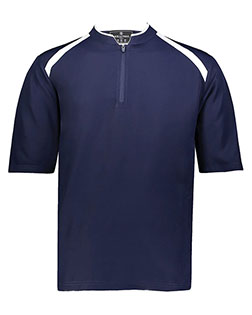 Holloway 229581 Men Clubhouse Short Sleeve Quarter-Zip Pullover at GotApparel