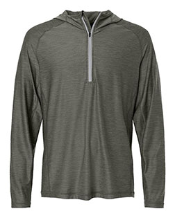 HUK H1200668 Men's Atoll Half-Zip Hooded Pullover at GotApparel