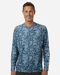 HUK H12L0017 Men's Lopro Running Lakes Long Sleeve T-Shirt at GotApparel