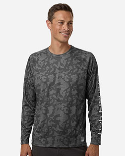 HUK H12L0017 Men's Lopro Running Lakes Long Sleeve T-Shirt at GotApparel