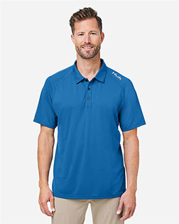 HUK H12L005 Men's LoPro Solid Performance Polo at GotApparel
