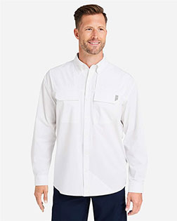 HUK H150184 Men's Creekbed Pocket Fishing Shirt at GotApparel