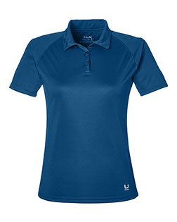 HUK H612L03 Women’s LoPro Solid Performance Polo at GotApparel
