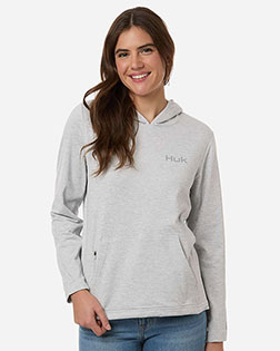 HUK H6130023 Women's Coldfront+ Hooded Sweatshirt at GotApparel
