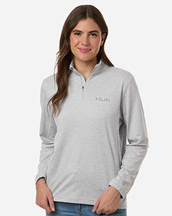 HUK H6130024 Women's Coldfront+ Quarter-Zip Pullover at GotApparel