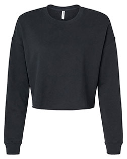 Independent Trading Co. AFX24CRP Women 's Lightweight Cropped Crew Pullover at GotApparel