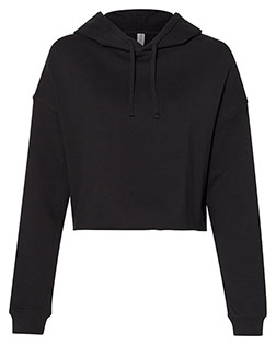 Independent Trading Co. AFX64CRP Women ’s Lightweight Crop Hooded Sweatshirt at GotApparel