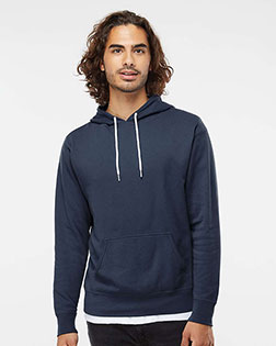 Independent Trading Co. AFX90UN Men Lightweight Hooded Sweatshirt at GotApparel