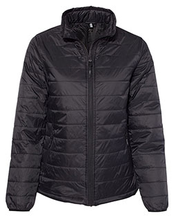 Independent Trading Co. EXP200PFZ Women 's Puffer Jacket at GotApparel