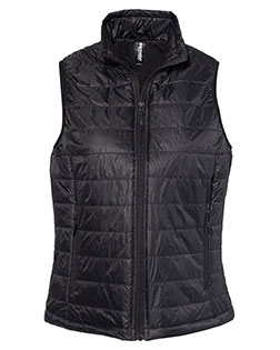 Independent Trading Co. EXP220PFV Women 's Puffer Vest at GotApparel