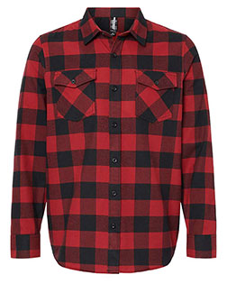 Independent Trading Co. EXP50F Men Flannel Shirt at GotApparel