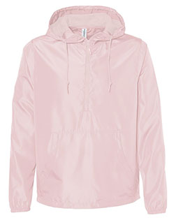 Independent Trading Co. EXP54LWP Men Lightweight Quarter-Zip Windbreaker Pullover Jacket at GotApparel
