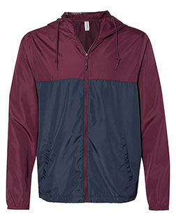 Independent Trading Co. EXP54LWZ Men Lightweight Windbreaker Full-Zip Jacket at GotApparel