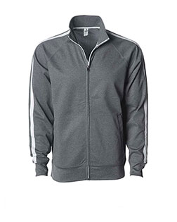 Independent Trading Co. EXP70PTZ Men Lightweight Poly-Tech Full-Zip Track Jacket at GotApparel