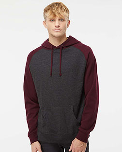 Charcoal Heather/ Burgundy Heather product color