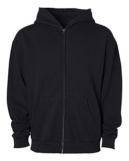 Independent Trading Co. IND420ZIP Unisex Mainstreet Heavyweight Full-Zip Hooded Sweatshirt at GotApparel
