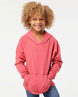 Independent Trading Co. PRM15YSB Boys Youth Special Blend Raglan Hooded Sweatshirt at GotApparel