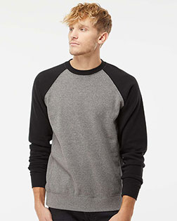 Independent Trading Co. PRM30SBC Men Special Blend Raglan Sweatshirt at GotApparel