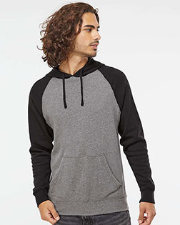 Independent Trading Co. PRM33SBP Men Special Blend Raglan Hooded Sweatshirt at GotApparel