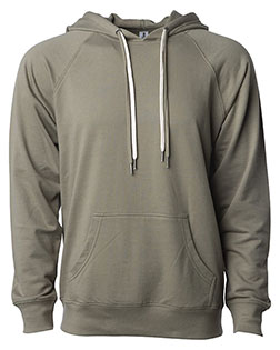 Independent Trading Co. SS1000 Men Icon Lightweight Loopback Terry Hooded Sweatshirt at GotApparel