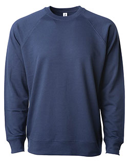 Independent Trading Co. SS1000C Men Icon Lightweight Loopback Terry Crewneck Sweatshirt at GotApparel