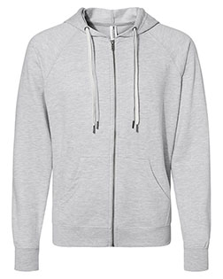 Independent Trading Co. SS1000Z Men Icon Lightweight Loopback Terry Full-Zip Hooded Sweatshirt at GotApparel