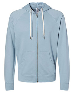 Independent Trading Co. SS1000Z Men Icon Lightweight Loopback Terry Full-Zip Hooded Sweatshirt at GotApparel