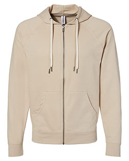 Independent Trading Co. SS1000Z Men Icon Lightweight Loopback Terry Full-Zip Hooded Sweatshirt at GotApparel