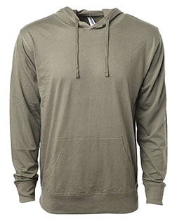 Independent Trading Co. SS150J Men Lightweight Hooded Pullover T-Shirt at GotApparel