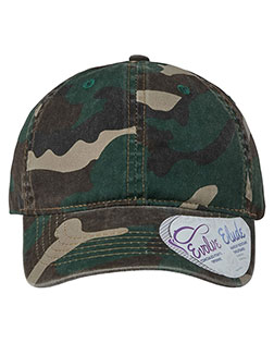 Infinity Her HATTIE Women's Garment-Washed Fashion Print Cap at GotApparel