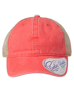 Infinity Her TESS Women's Washed Mesh Back Cap at GotApparel