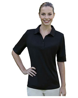 Izod 13Z0117 Women 's Solid Jersey Polo at GotApparel