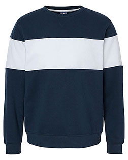 J America 8646JA  Unisex Varisity Fleece Crew at GotApparel