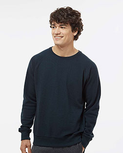 8707 J America Unisex Ripple Crewneck Sweatshirt at GotApparel