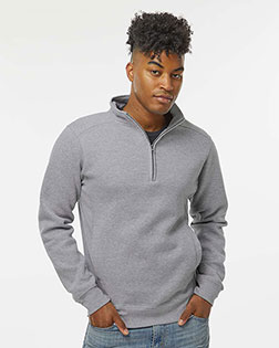 J America 8717JA Unisex Heavyweight Quarter-Zip Sweatshirt at GotApparel