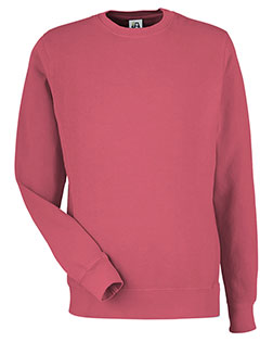 J America 8731JA Unisex Pigment Dyed Fleece Sweatshirt at GotApparel
