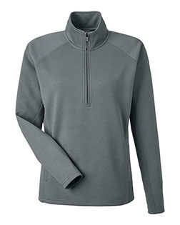 J. America 8754 Women's Apex Fleece Quarter-Zip Pullover at GotApparel