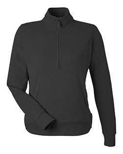 J. America 8762 Women's Element Fleece Quarter-Zip Sweatshirt at GotApparel