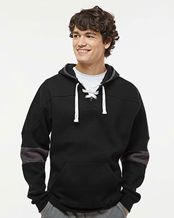 J America 8832 Men J-America Sport Lace Mvp Hooded Pullover at GotApparel