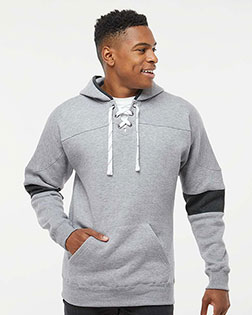 J America 8832 Men J-America Sport Lace Mvp Hooded Pullover at GotApparel